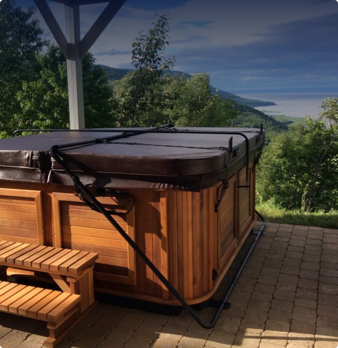 Chalet avec spa parmis nos chalet à louer Charlevoix