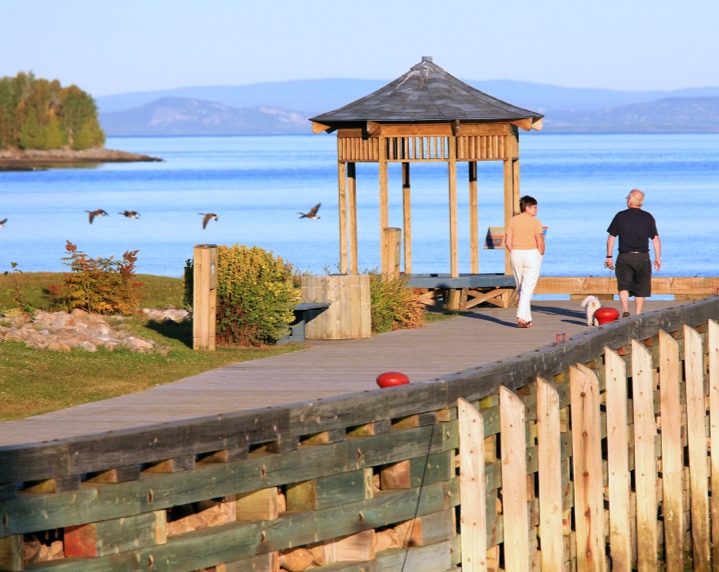 Village dans la région de Charlevoix