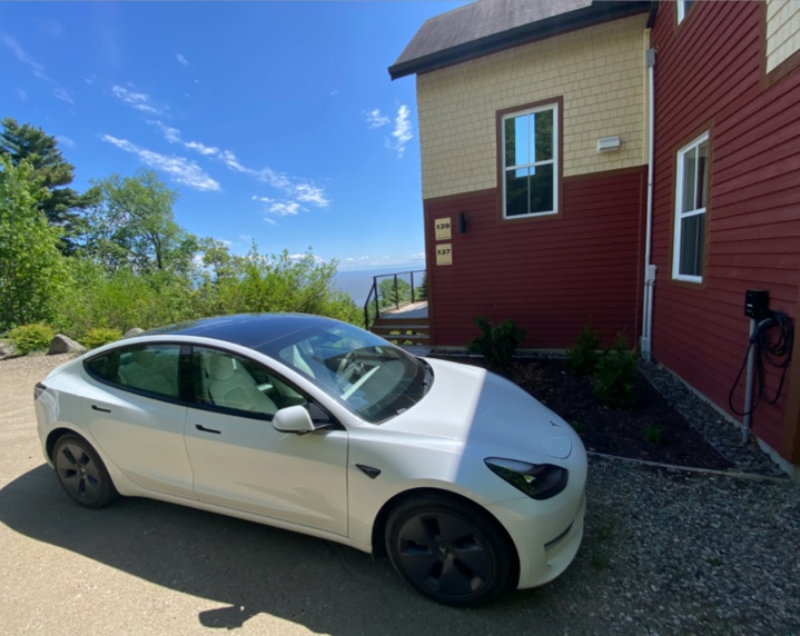Location de chalet avec recharge pour voiture électrique