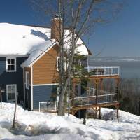 Chalet Ski Nature face au Fleuve 133 Bas