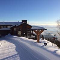 Ilaali, à proximité du Massif de Charlevoix, recouverte de son manteau hivernal.