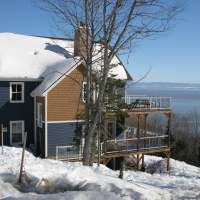 Chalet Ski Nature face au Fleuve