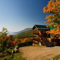 Un chalet de location avec vue imprenable sur le Massif de Charlevoix