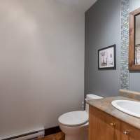 Salle de bain sous sol