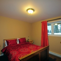 Chambre 2, Chalet L'Évasion Spa à louer, Petite-Rivière-Saint-François, Charlevoix, Les Versants , Ski Le Massif