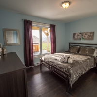 2nd chambre queen chalet petite-rivière-st-françois dans charlevoix
