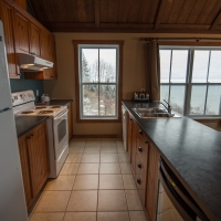 Cuisine de ce chalet à louer Massif